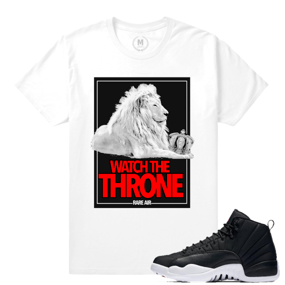 Match Neoprene 12s Jordan Retro | Watch the Throne | White T shirt