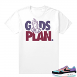 Nike Dunk Low Plum Shirt White - Gods Plan