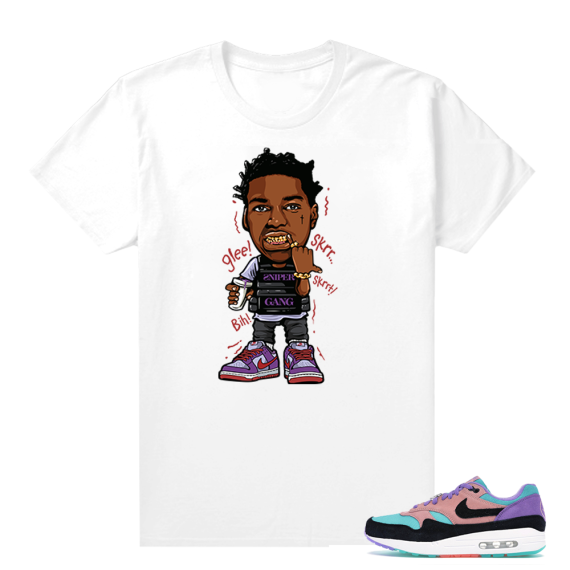 Nike Dunk Low Plum Shirt White - Kodak Glee