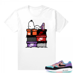 Nike Dunk Low Plum Shirt White - Sneakerhead Snoopy