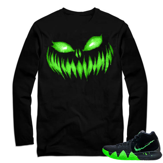 Nike Kyrie 4 Halloween | Jack-o-Smile | Black Long Sleeve shirt