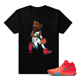 Nike Kyrie 4 Lucky Charms sneaker shirt  Kyrie toon  Black Tee