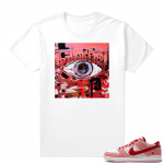 Nike SB Dunk Low StrangeLove shirt White - Abstract Eye