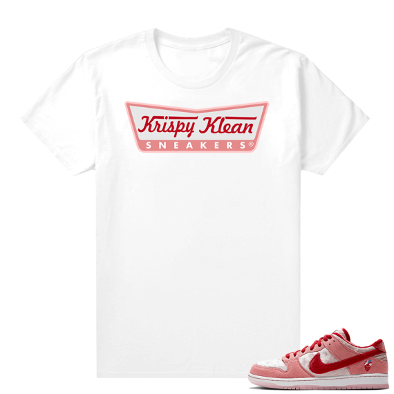 Nike SB Dunk Low StrangeLove shirt White - Krispy Klean Sneakers