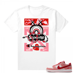 Nike SB Dunk Low StrangeLove shirt White - Mashup