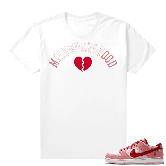 Nike SB Dunk Low StrangeLove shirt White - Misunderstood