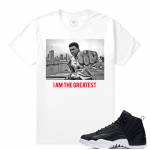 Match Neoprene 12s Jordan Retro | The Greatest | White T shirt