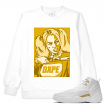 Match OVO 12 Jordan Retro | Harley Quinn Dxpe Squad | White Crewneck Sweatshirt