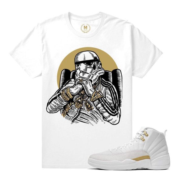 Match OVO 12 Jordan Retro| Trappin Trooper | White T shirt