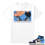 Obsidian UNC 1s | No 350s | White Shirt