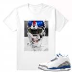 Match Jordan 3 True Blue OG | Odell Joker | White T shirt