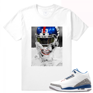 Match Jordan 3 True Blue OG | Odell Joker | White T shirt