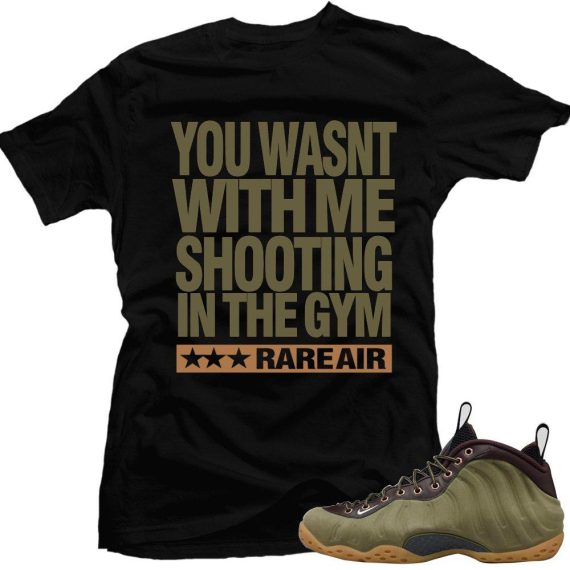 Olive Foams | Matching shirt 'Shooting' |Black Shirt