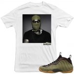 Olive Foams | Matching shirt 'Yeezy' | White shirt