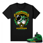 Oregon 5s sneaker tees shirts - Black - Bruiser 23 Infantry