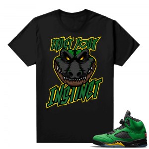 Oregon 5s sneaker tees shirts - Black - Trust Your Instinct