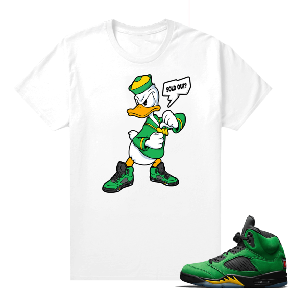 Oregon 5s sneaker tees shirts - White - Sold Out