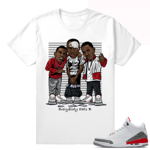 Paid in Full Everybody Eats B shirt  White tee