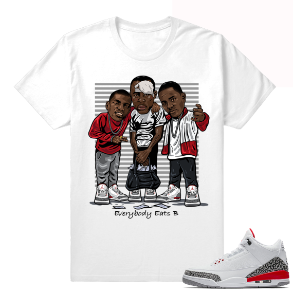 Paid in Full Everybody Eats B shirt  White tee