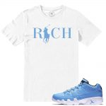 Match Pantone 9 Jordan Low Retros | Country Club Rich| White T shirt