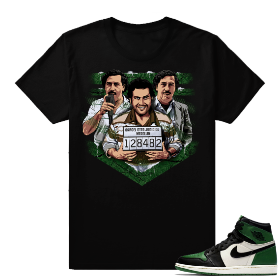 Pine Green 1s Pablo | Black shirt