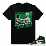 Pine Green 1s The Garden | Black shirt