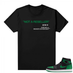 Pine Green 1s shirt Black - Not A Reseller