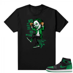 Pine Green 1s shirt Black - Crazy Hype