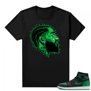 Pine Green 1s shirt Black - Prolific