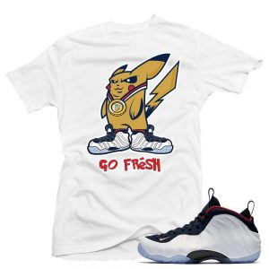 Match Olympic Foams| Go Fresh | White T shirt