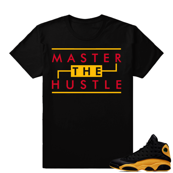 Match Retro 13 shirts | Master the Hustle | Black shirt