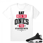 Reverse He Got Game Jordan 13 shirt White - Eat