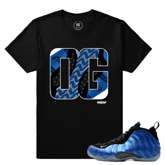 Match OG Royal Foams | OG Royal | Black T shirt