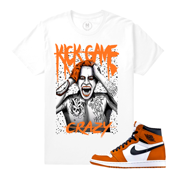 Match Reverse Shattered Backboard 1s Jordan Retro | Kick Game Crazy | White T shirt