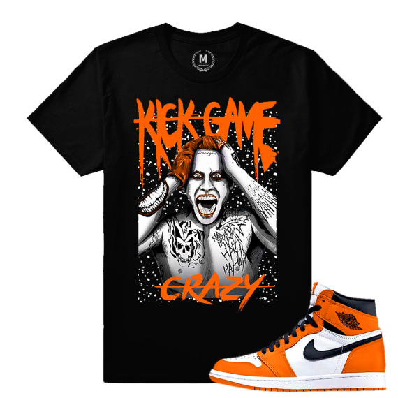 Match Reverse Shattered Backboard 1s Jordan Retro | Kick Game Crazy | Black T shirt