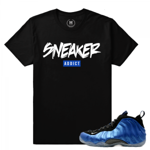 Match OG Royal Foams | Sneaker Addict | Black T shirt