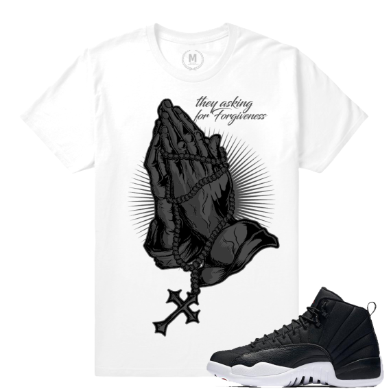 Match Neoprene 12s Jordan Retro | Forgiveness | White T shirt