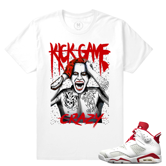 Match Jordan 6 Alternate | Kick Game Crazy | White T shirt