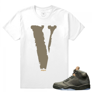 Match Jordan 5 Take Flight | Roman 5 | White T shirt