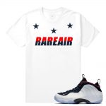 Match Olympic Foams| Olympic Rare Stars| White T shirt