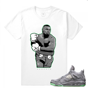 Match Jordan 4 | Tyson Hands | White T shirt