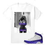 Match Jordan 9 Kobe | Haters Will Say | White T shirt