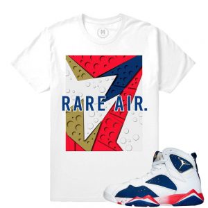 Match Jordan 7 Tinker Alternate | Rare Air 7 Sole | White T shirt