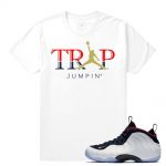 Match Olympic Foams| Trap Jumpin Olympic | White T shirt