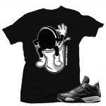 Oreo 4s matching sneaker tees shirts |Dunk sneaker Tee Black | Streetwear Online