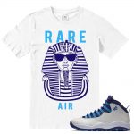 Match Jordan Retros 10 Charlotte Hornets | Rare King | White T shirt