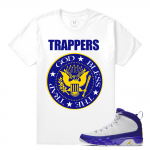 Match Jordan 9 Kobe | Trappers Anthem | White T shirt