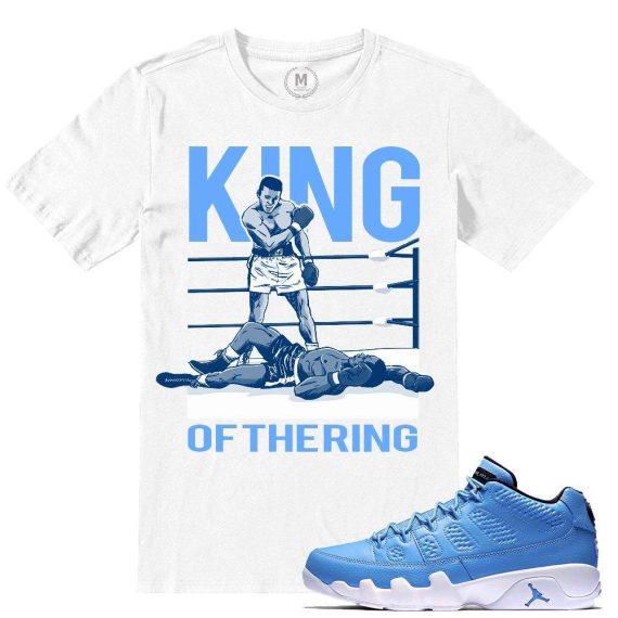 Match Pantone 9 Jordan Low Retros | King of the Ring | White T shirt