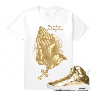 Match Jordan 6 Pinnacle | Forgiveness | White T shirt