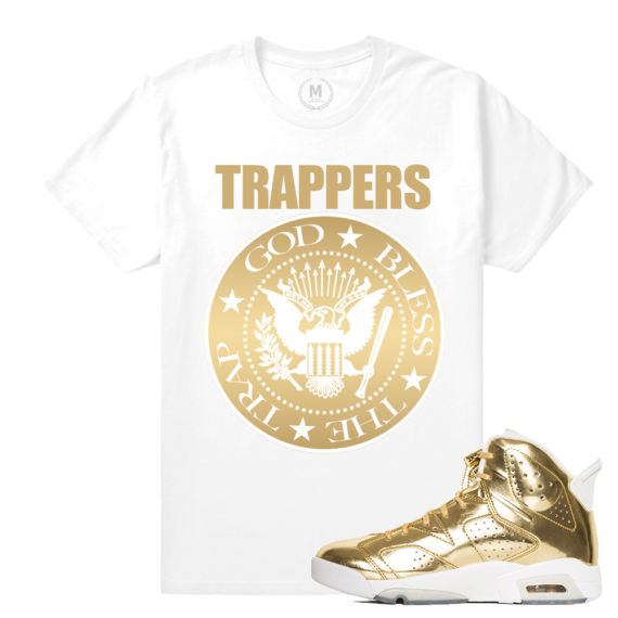 Match Jordan 6 Pinnacle | Trappers Anthem | White T shirt